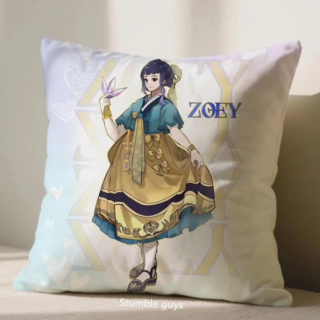 Kpop Dämonenjäger Sofa 45x45cm Kissenbezug Anime Kissenbezug Dekoration