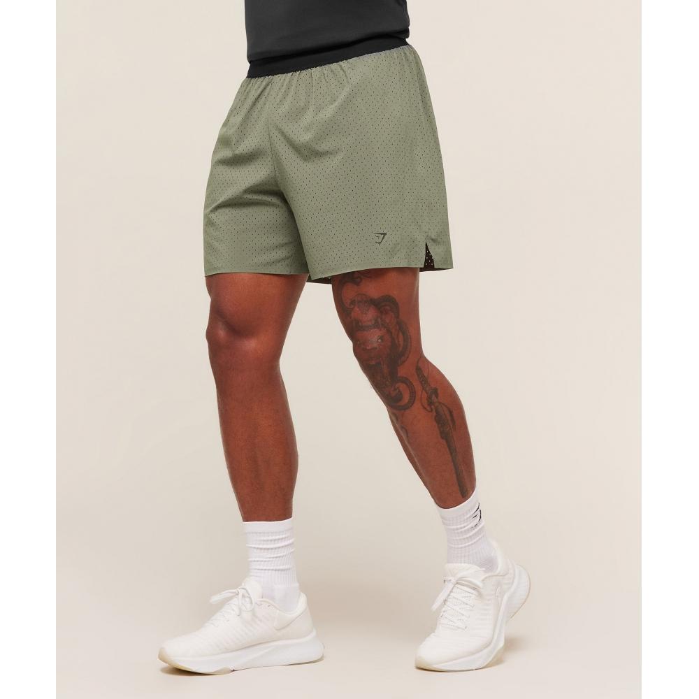 Gymshark Sport Zero 5  Short Base Green A4b6c Ech1