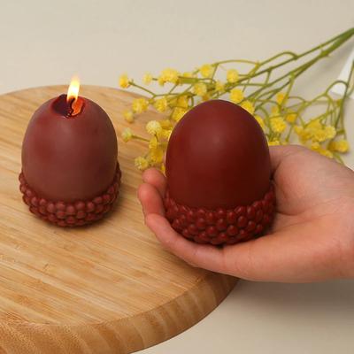 Neue Große Kiefernzapfen Silikon Kerzenform 3D Pinienkern Schokolade Back Kuchenform DIY Handwerk Gips Seife Harzform Weihnachtsgeschenk