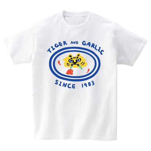 Tiger And Garlic Blue Tiger And Garlic Since 1983_White White/L