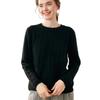 2026 Autumn/Winter Women's Thick Cashmere Round Neck Cable Knit Sweater - Loose, Cozy Style