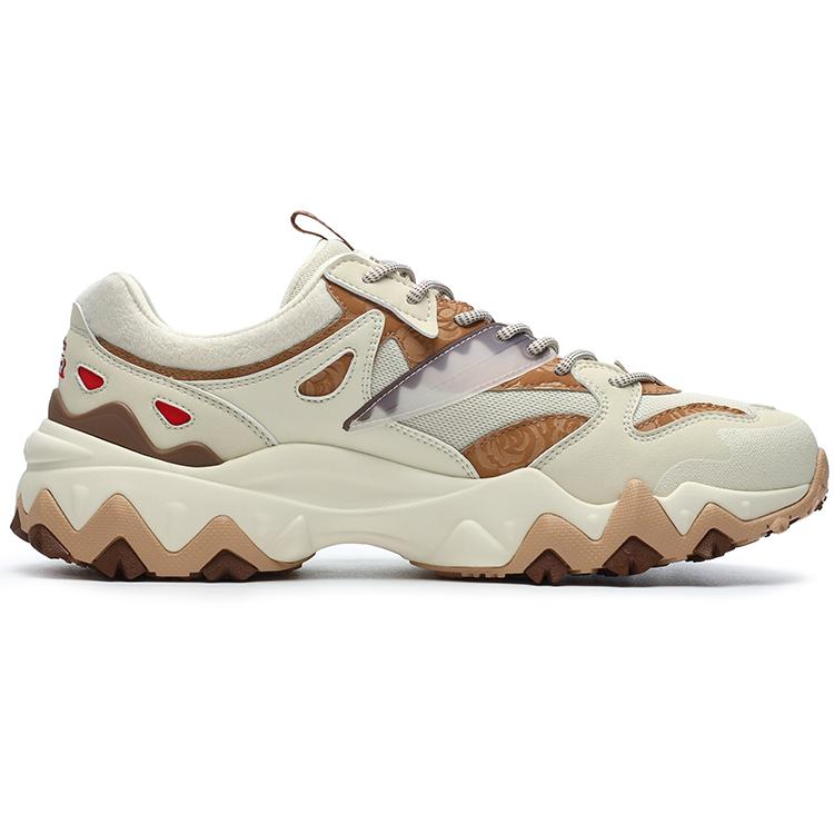 New FILA Oakmont 2 KAI 2 Low Top Chunky Sneakers Women's Cloud Brown F12W212141FCR