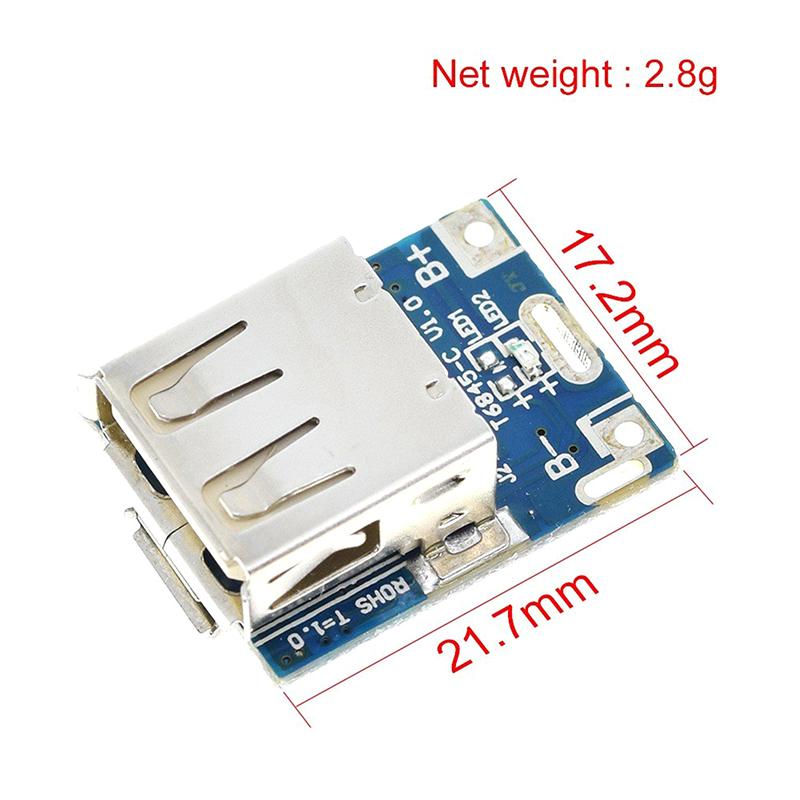 2 szt. Micro Usb 5V Li-Ion 18650 Płyta modułu ładowarki Diy Power Bank