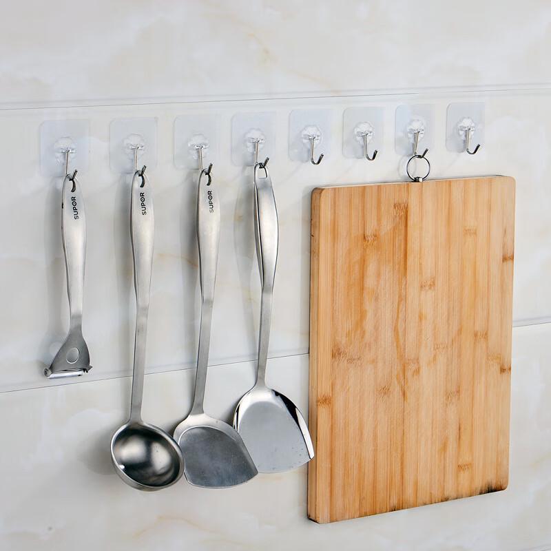 Xiaoyueya Transparent Plastic Non-marking Kitchen Hooks