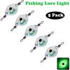 Fishing Lure Light Deep Drop Underwater Green Fishing Light for at Night, Water-Triggered Designed Bait Light,Attractive Light Saltwater Freshwater