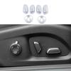 For Cadillac CT4 -2024 Matte Silver Seat Adjust Handle Button Cover Trim 6PC