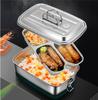 FunFuture Bento 304 Stainless Stylish and Popular for Men and Easy To Large Perfect for Elementary School High School and Middle School and Silver 2