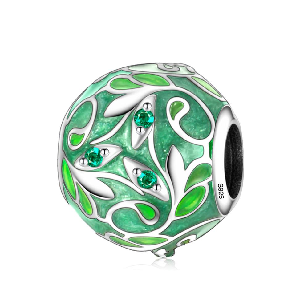 Exquisite 925  Silver The Frog Prince Beads & Cactus Dangle Charm Fits Bracelet Boutique Green Pendant Gifts