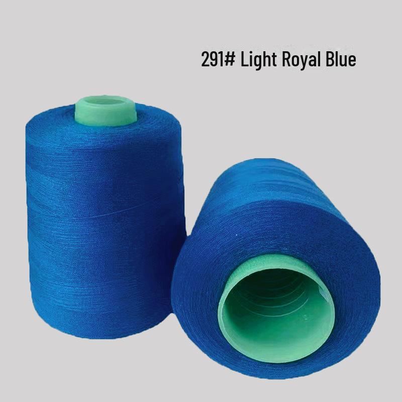 High-Speed 8000-Yard Black & White Sewing Thread - 402 Flat Pagoda Thread for Clothing