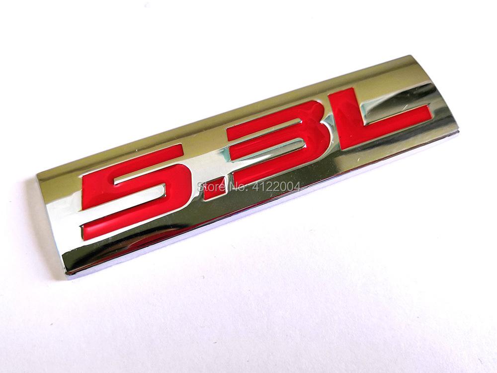 5.0L 5.3L 5.7L Energy Emblem Trunk Sticker Decal For CHEVROLET FORD DODGE TOYOTA HONDA GMC