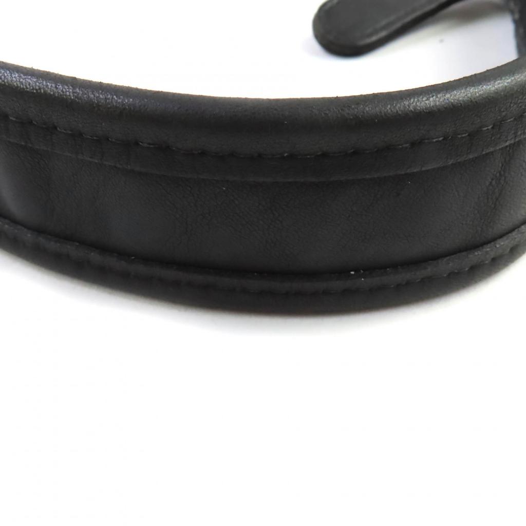 Coach Shoulder Bag Ergo Black Glove Leather Women 9025 Used