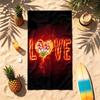 VfB Stuttgart (1) Theme Beach Towel Sand Resistant Soft And Comfortable Suitable For The Pool Camping Yoga And Diving A Travel Essential