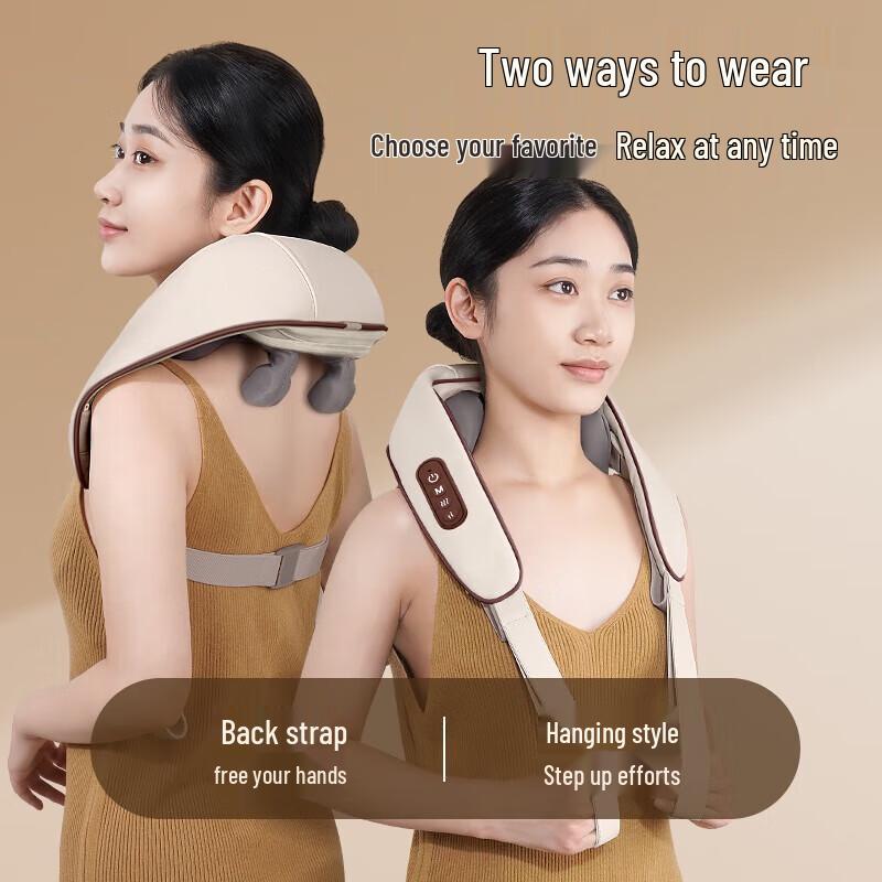 MiNGZHEN Portable Neck & Shoulder Massager with Heat