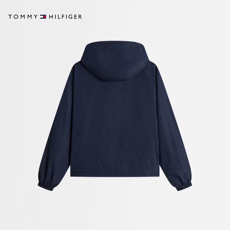 Tommy Hilfiger Embroidered Hooded Loose Fit Jacket