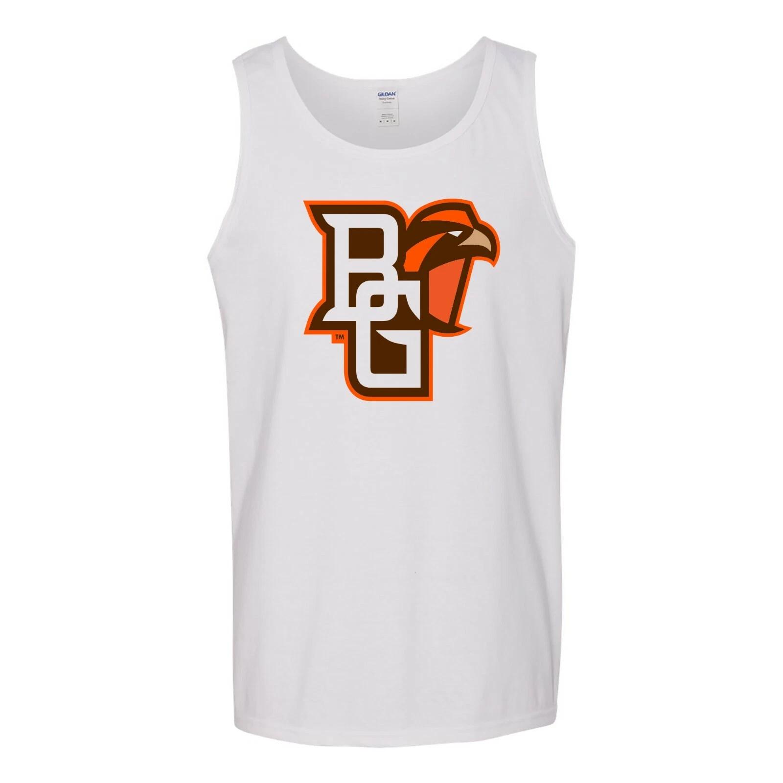 BGSU Falcons Bowling Green State University Primary Logo Sports Tank Top - White 3XL