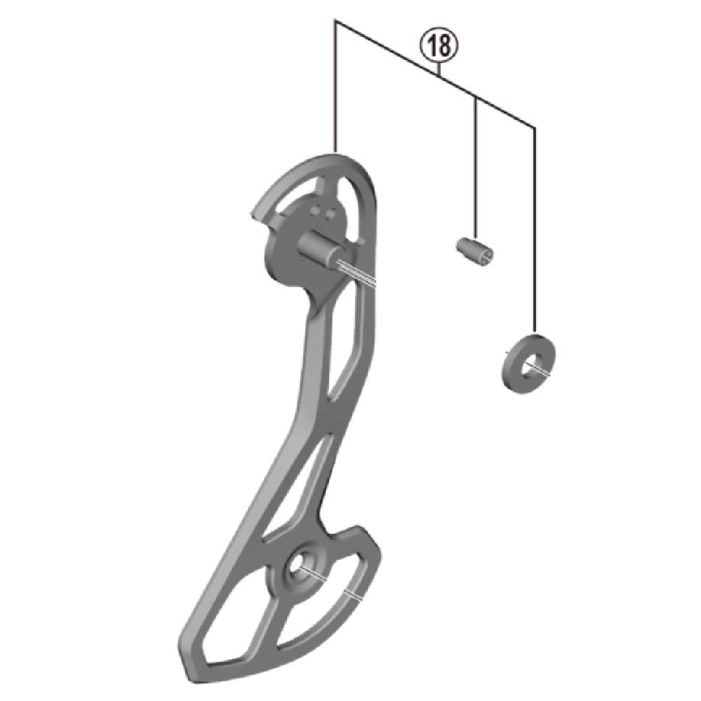 

Shimano Right Plate Assembly Y3GE98040 RD-RX810