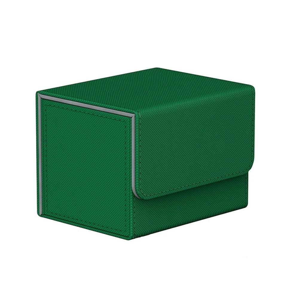 Fit 100 Single Sleeved Trading Card Deck Box Flip Cover Game Card Cases  Gathering Card