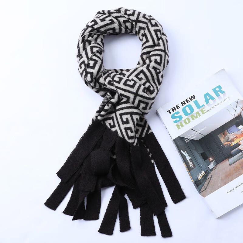 

Hengyuanxiang 2024 Unisex Pure Wool Scarf