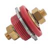 3 8in Battery Terminal Connector Thru Stud 250A Battery Charger Post for Car RV Boat Yacht Red (Positive)