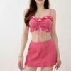 2026 Women's Dopamine Three-Piece Bikini Set - Sexy Swimwear for Resort and Spring 