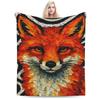 Red Fox Custom Warm Decorate Home An UltraSoft Micro Fleece Blanket