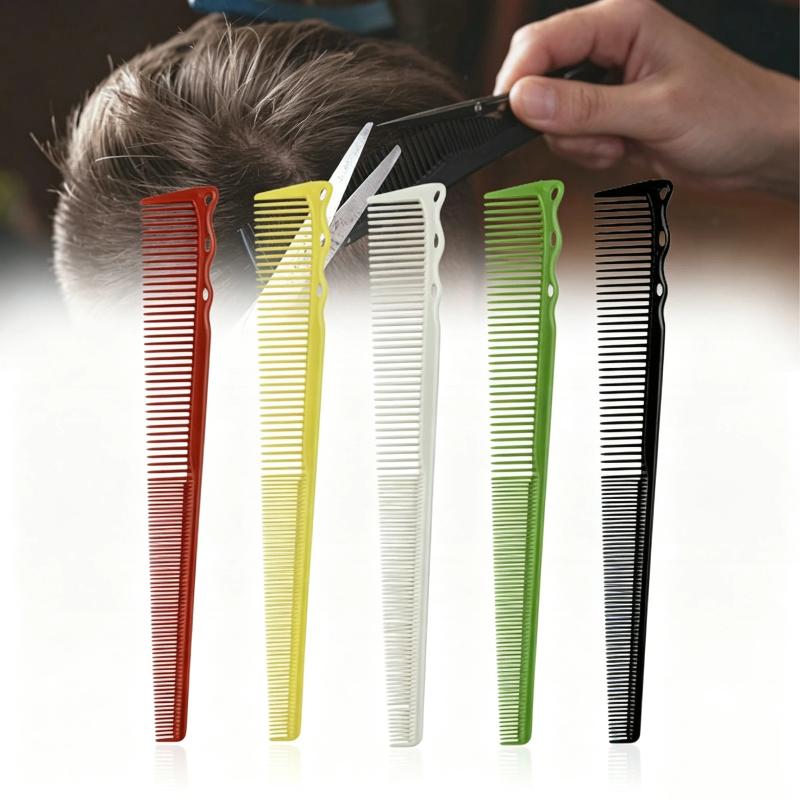 Anti Static Barber Cutting Comb 1Pc Dual Density Teeth Durable Plastic Comb for DIY Home Hair Cutting