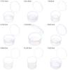 Square Round Plastic Transparent Storage Box Small Items Sundries Organizer Case Jewelry Beads Container Box Tools Accessories