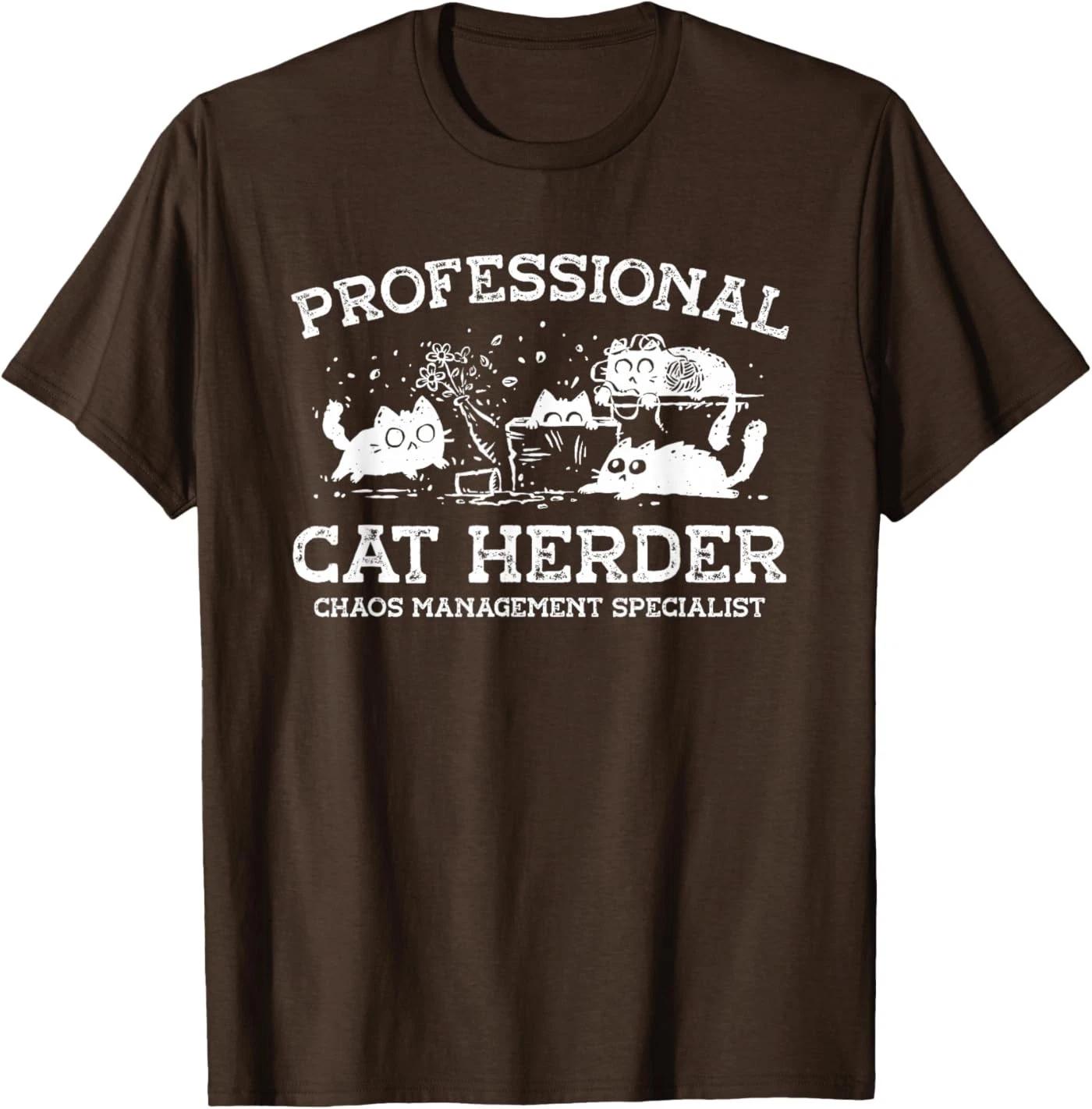 

Professional Cat Herder Chaos Management Specialist Unisex T-Shirt S