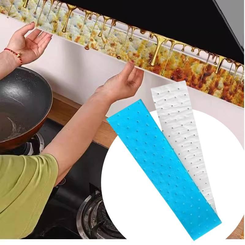 Universal Kitchen Grease Absorbent Cotton Strips Thick Oil Resistant Filter Paper Pack