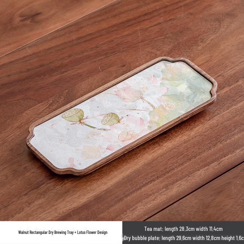 Shanchongshan Walnut Wood Dry Tea Tray