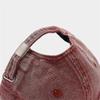 Popular WashedFabric Baseball Hat Distress Baseball Hat Women Beach Hat Photowear Sun Hat Outdoor Sport Camping Hat  Black