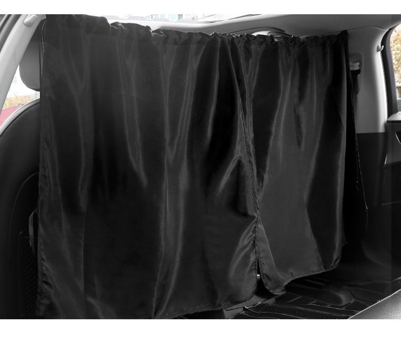Car Interior Privacy and Sunshade Partition Curtain for Front/Rear Seat – Blackout Heat Insulation for Baby & Middle Seat