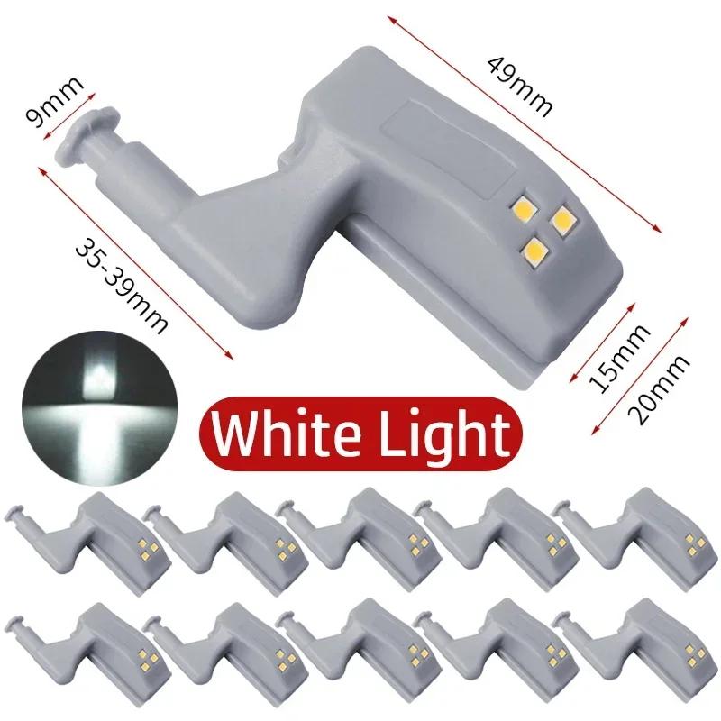 

10/1 шт. светодиодная внутренняя шарнирная лампа для шкафа, индукционная лампа для шкафа, сенсорная подсветка для шкафа, универсальная ночная лампа для спальни, кухни, шкафа 1PC
