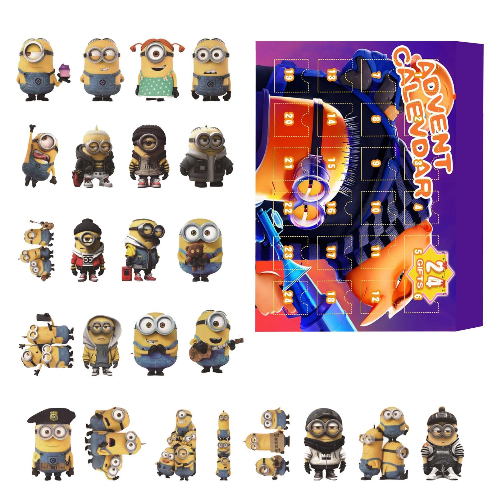 

Кукольный календарь содержит 24 подарка, адвент-календарь с фигурками ужасов, календарь обратного отсчета с игрушками-сюрпризами One Size