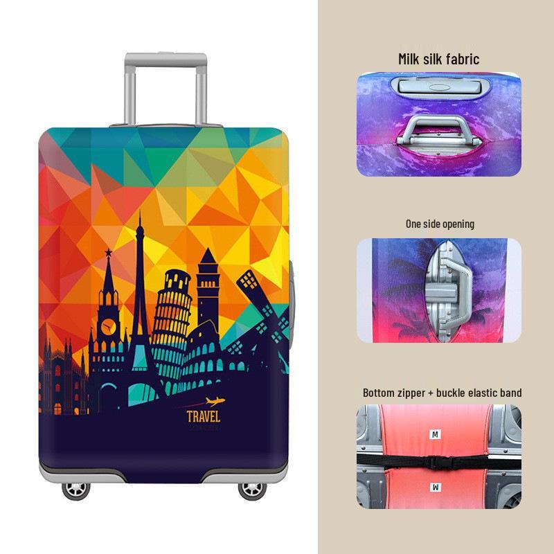 Waterproof Wear-Resistant Elastic Suitcase Protective Cover