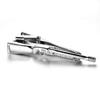 Vintage Metal Tie Clip Wedding Clasp Pin Bar-Silver