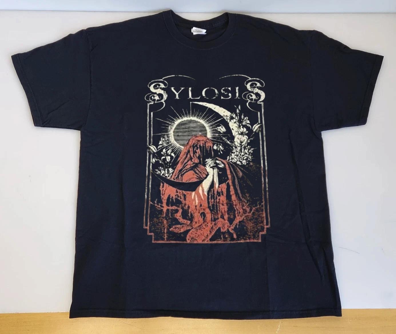 VTG Sylosis Band Design Graphic Black S to 5XL Tee Shirt TU955 XXXL