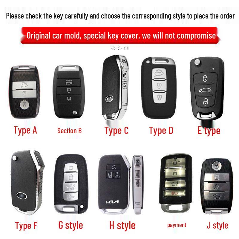 Kia K3 K4 KX3 KX57 Sorento K5 Car Key Cover and Buckle Bag