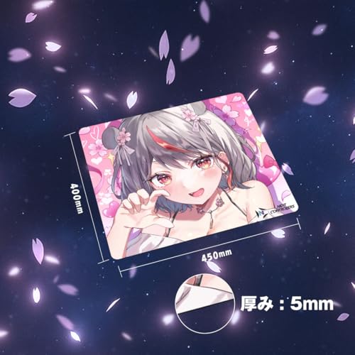 NEXT Controller Gaming Mouse Pad, Yumesaki Hippo Model, Cloth Surface, Large, 450 x 400 x 5mm