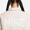 New Nike Women's Smiley Corduroy Collared Sport Jacket Pink HF0355-104