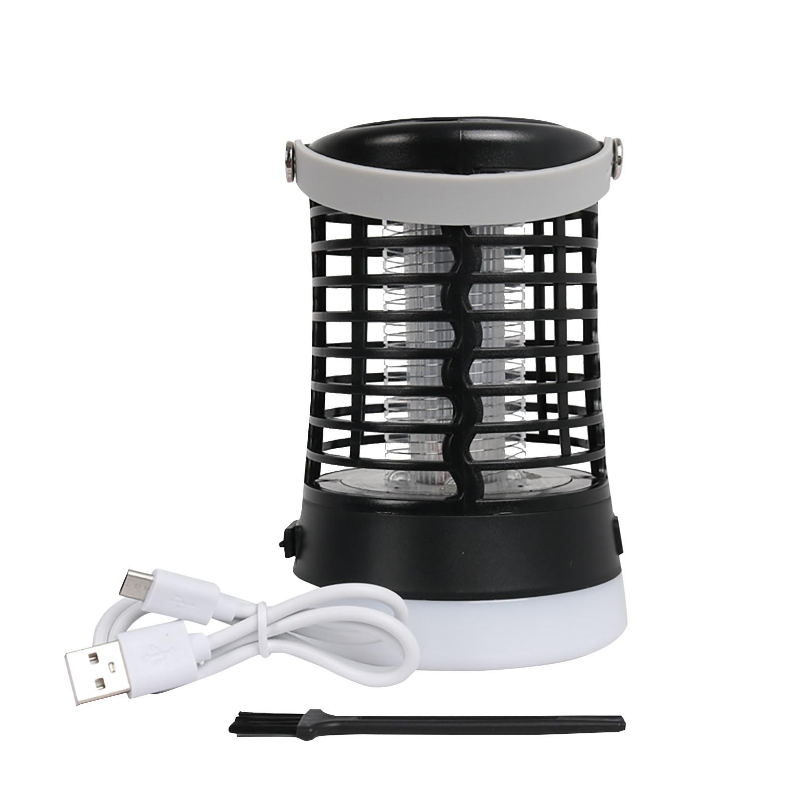 

Zapper от комаров, беспроводная лампа Zapper, средство для уничтожения насекомых 2 в 1 для кемпинга чёрный