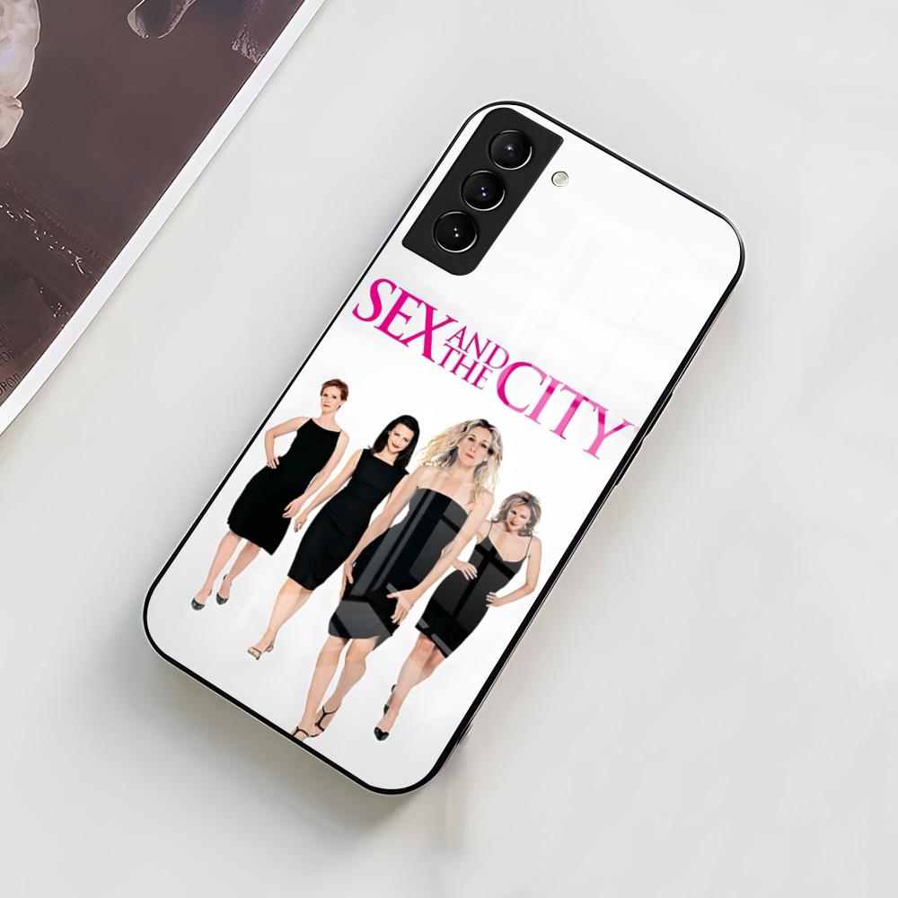S-Sex And The City TV Phone Case For Samsung A56 A36 A26 A16 A15 A25 A35 A55 A14 A34 A24 A54 Glass Case
