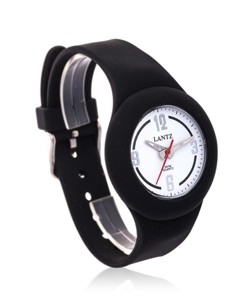 Lanjjeu La1125Bk Jelly Silicone Band Watch_Black
