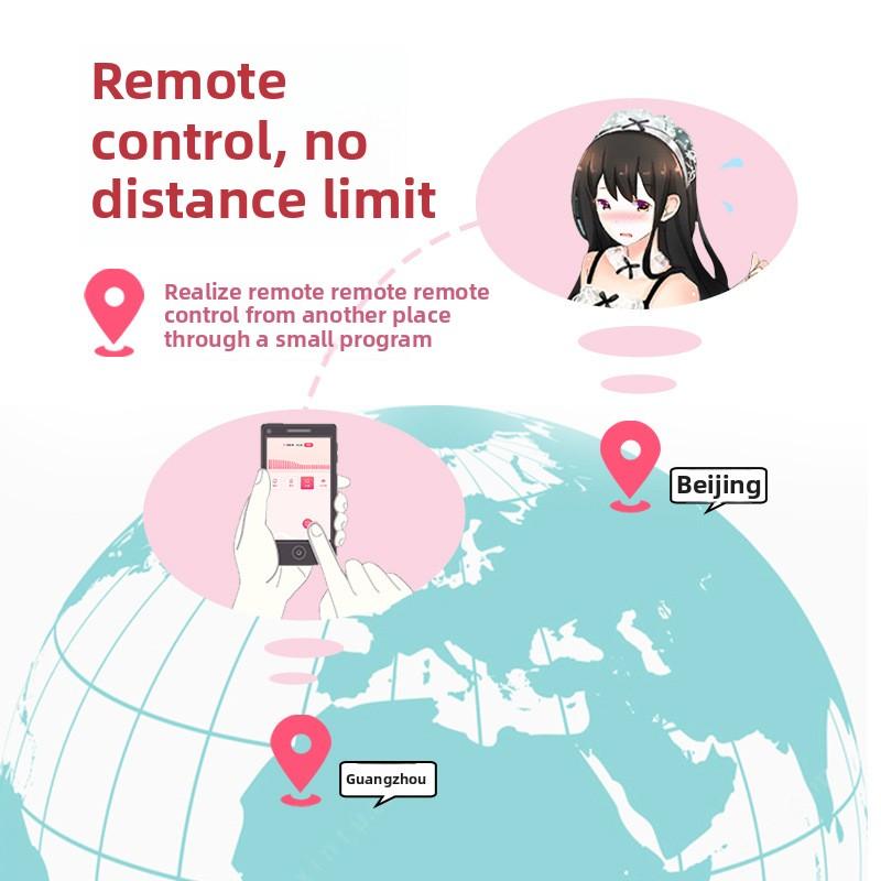 Fun Little Toy Female Jumping Egg App Remote Control Vibration Into The Body G Point Second Tide Masturbator Adult Products