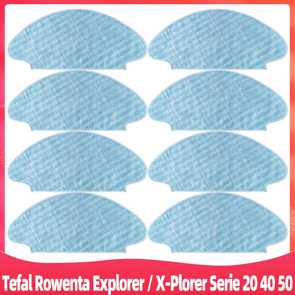 For Rowenta Tefal Explorer X-plorer 20 40 50 Series Isweep X3 Robot Vacuum Cleaner Spare Parts Side Brush Hepa Filter Mop Rag