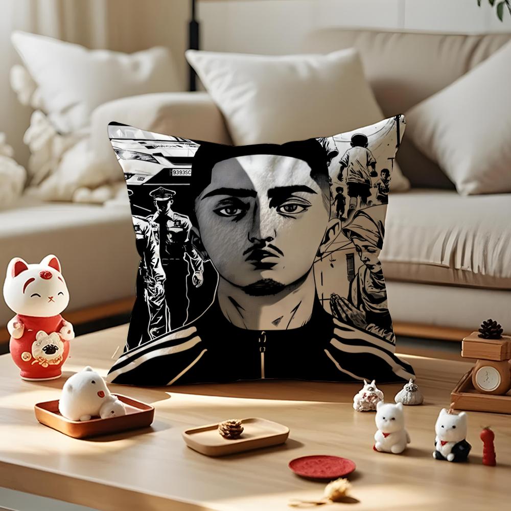 

M-Morad MDLR Morad Pillow Case Anti-dustmite Pillowcase Invisible Zipper Silky Short Plush Sofa Cushion Cover 30cmx30cm