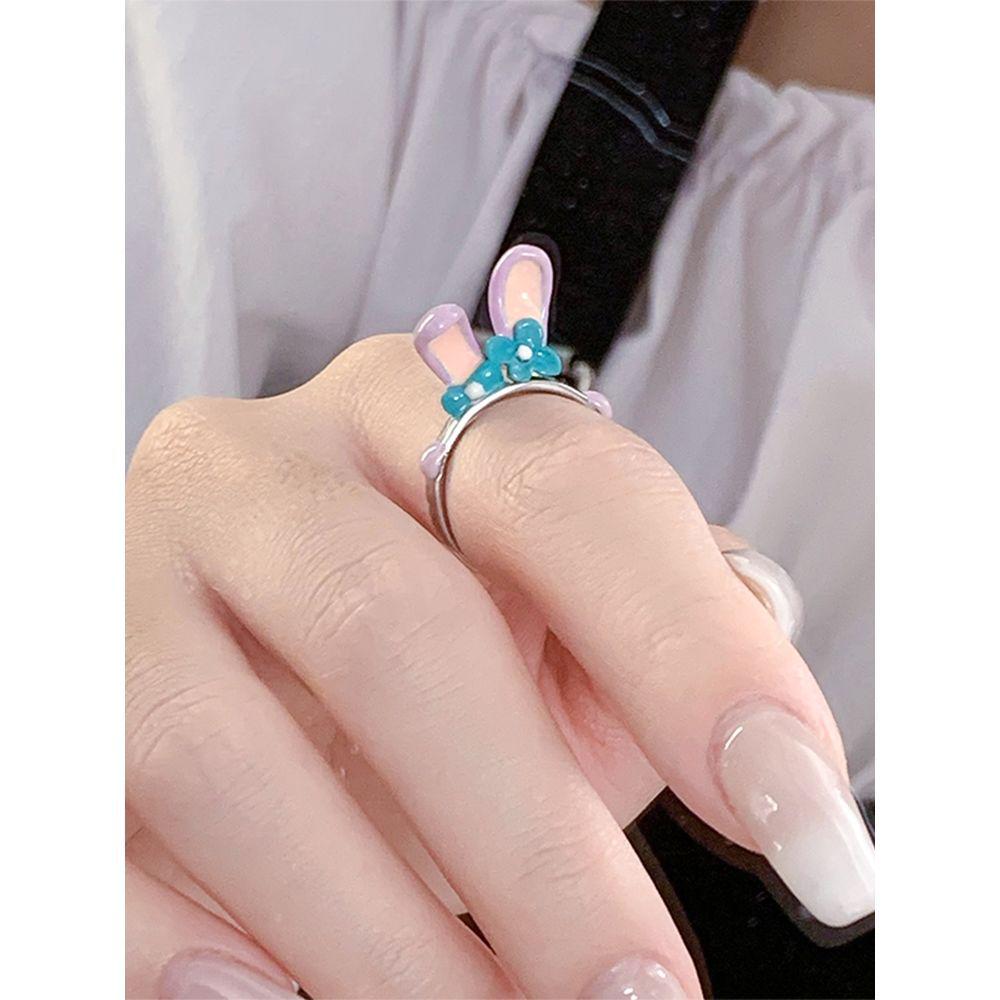 One-Eyed Little Monster Cartoon Open Ring for Women: Cute, Funny, and Sweet for Students & Friends