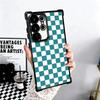 Retro Classic Chess Board Grid Soft Phone Case For Samsung Galaxy S26 Ultra S25 Edge S24 FE S23 Plus S22 S21 + S20 Plating Anti-