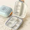 New Hot Small Premuim Portable Travel 7 Days 7 Grids Pill Container Box Cases Organizer Storage for Vitamin Medicine Fish Oils