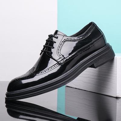 Scarpe Brogue alla Moda in Pelle da Uomo Casual con Lacci Oxford Scarpe Classiche da Business Scarpa Primavera Stile Retrò Scarpe Eleganti da Uomo Calzature